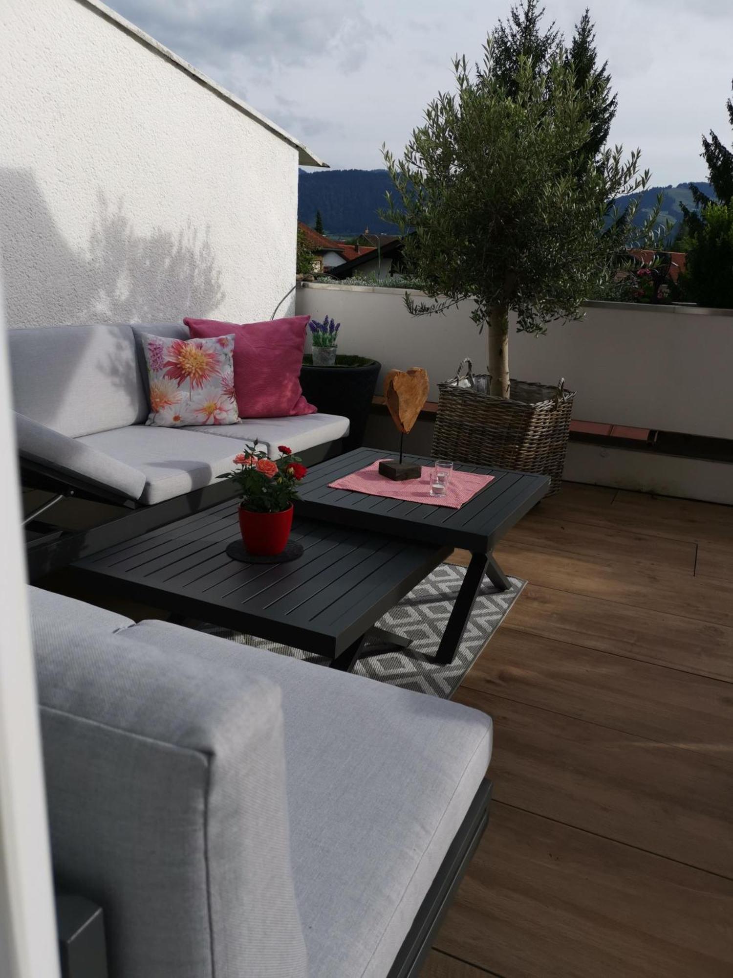 Appartamento Almi - Alpenglueck Traumhafte Whg.M.20Qm Dachterr. Oberstaufen Esterno foto